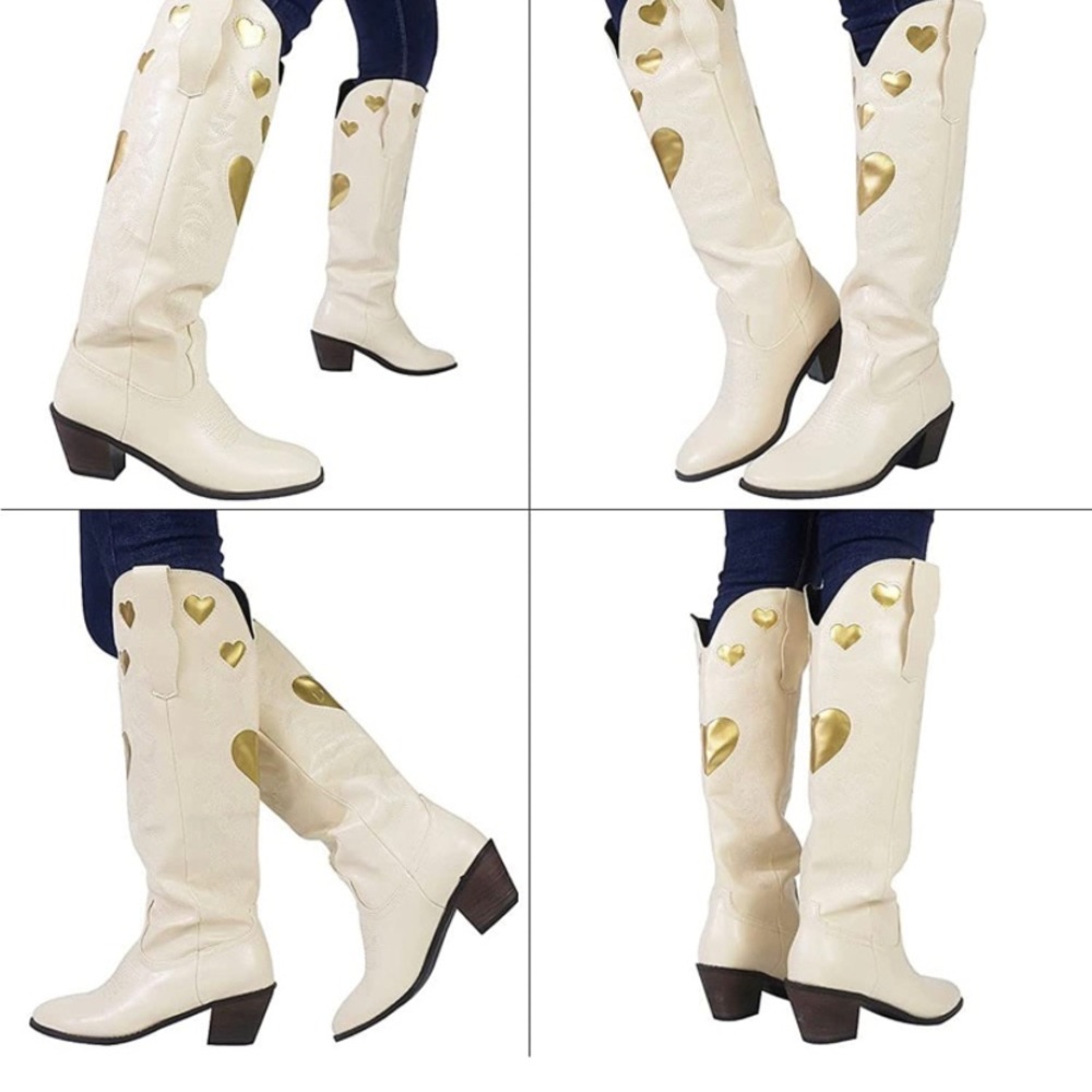White/Ivory cowgirl boots